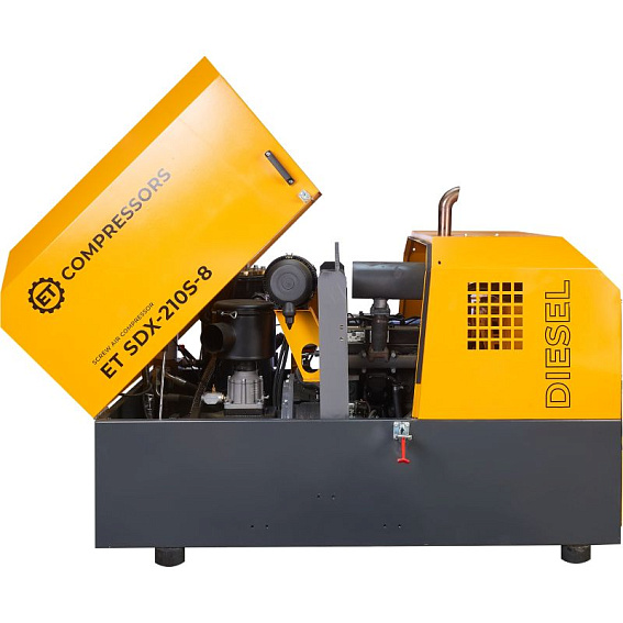 Дизельный винтовой компрессор ET-Compressors SDX 210T-8 Дизельный винтовой компрессор ET-Compressors SDX 210T-8